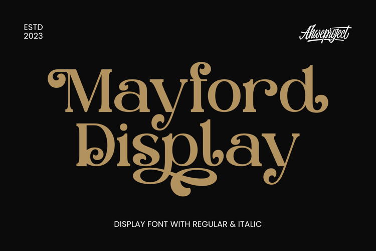 Mayford Display Font