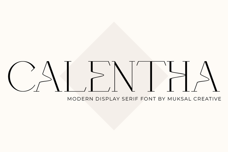 Calentha Font