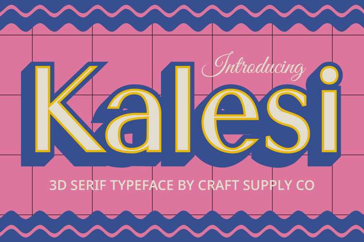 Kalesi 3D Font