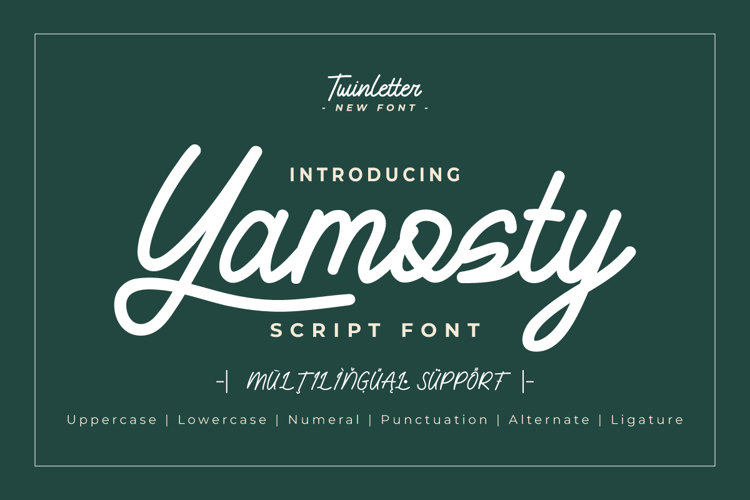 Yamosty Trial Font