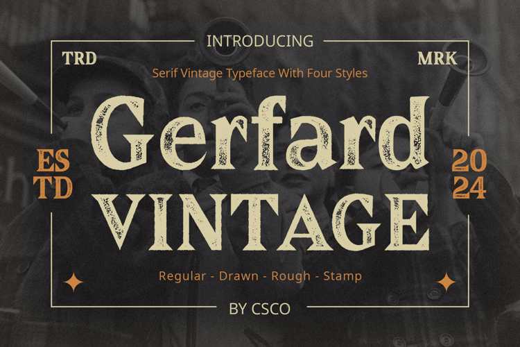 Gerfard Vintage Font