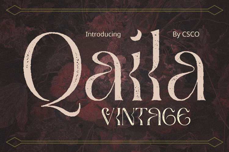 Qaila Vintage Font