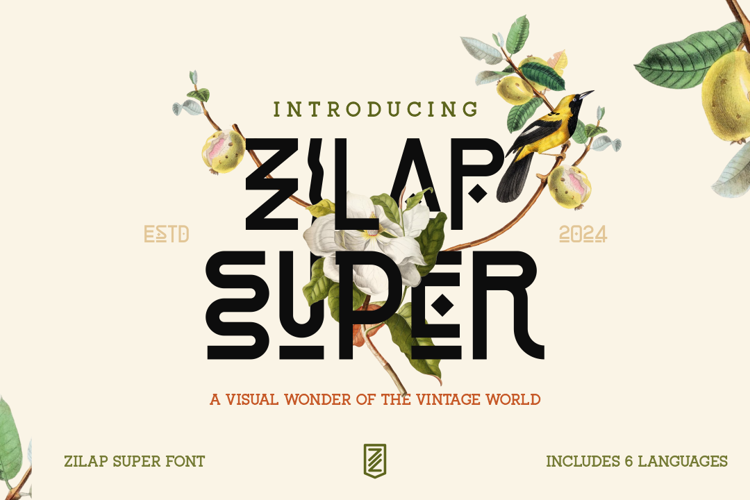 Zilap Super Font