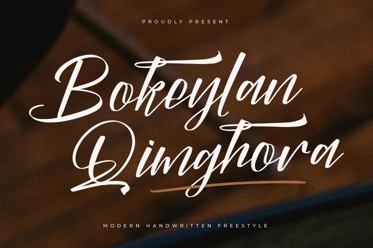 Bokeylan Qimghora Font