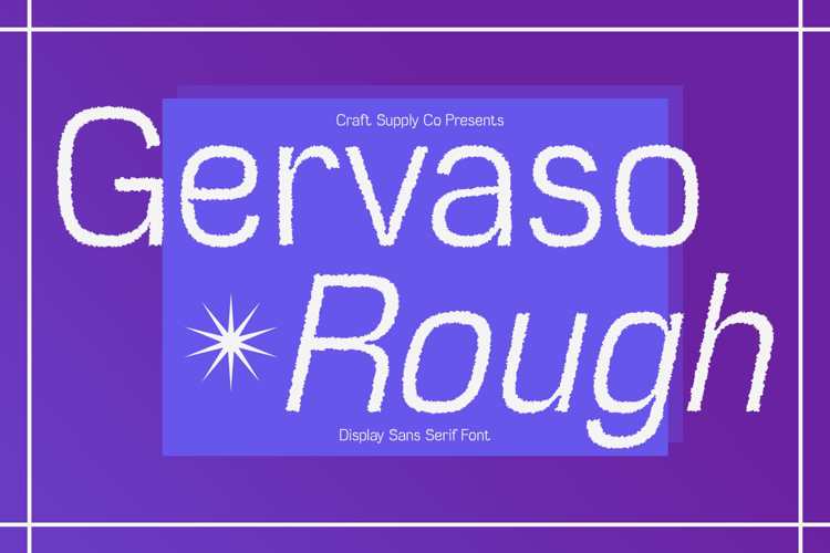 Gervaso Rough Font