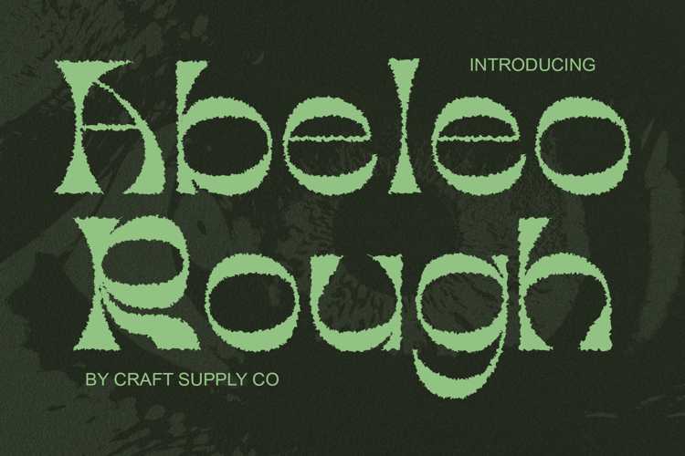 Abeleo Rough Font