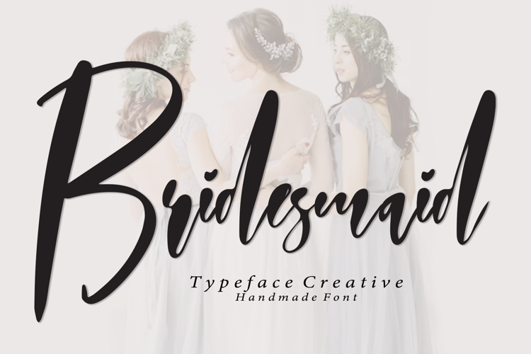 Bridesmaid Font