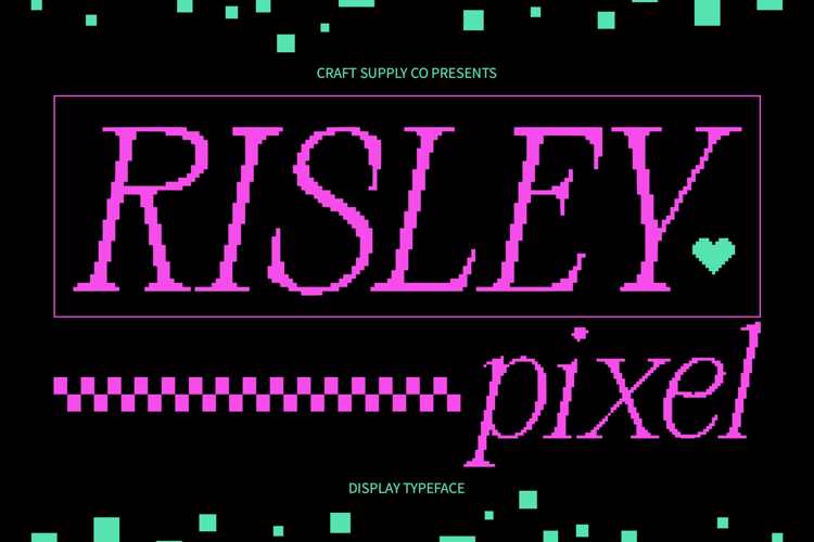 Risley Pixel Font