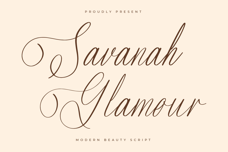 Savanah Glamour Font