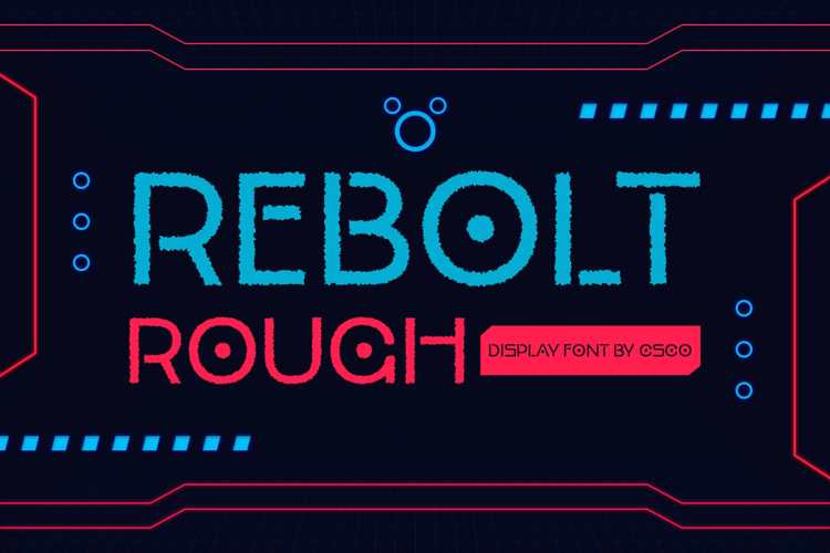 Rebolt Rough Font