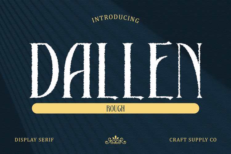 Dallen Rough Font