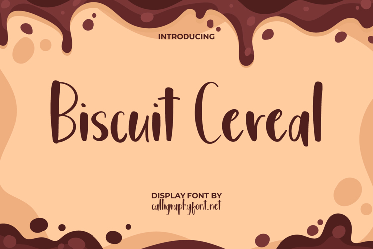 Biscuit Cereal Font