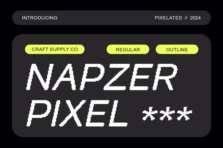 Napzer Pixel Font