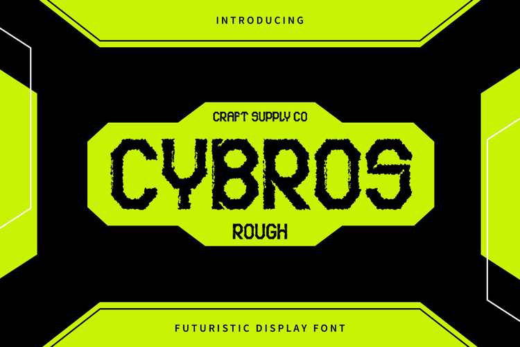 Cybros Rough Font