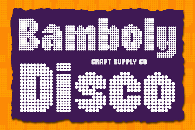 Bamboly Disco Font