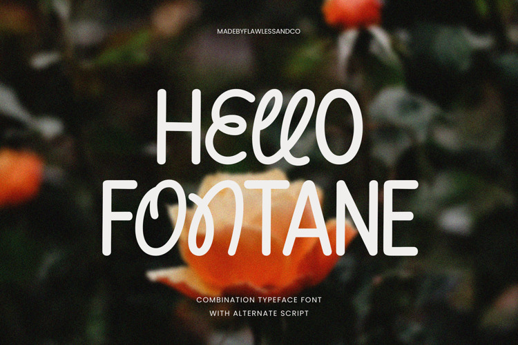 Hello Fontane Font