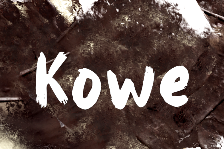 K Kowe Font