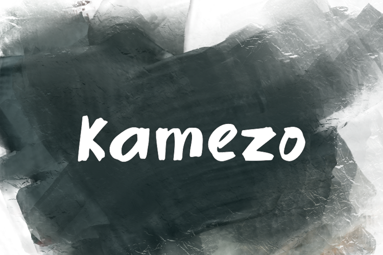 K Kamezo Font