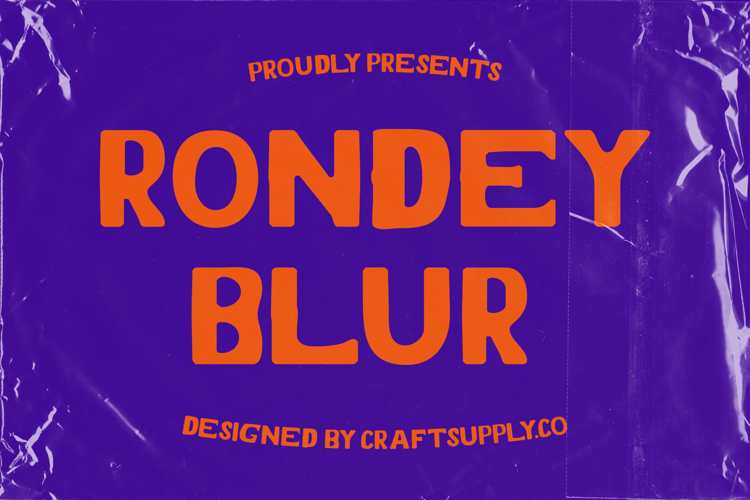 Rondey Blur Font