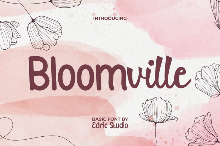 Bloomville Script Font