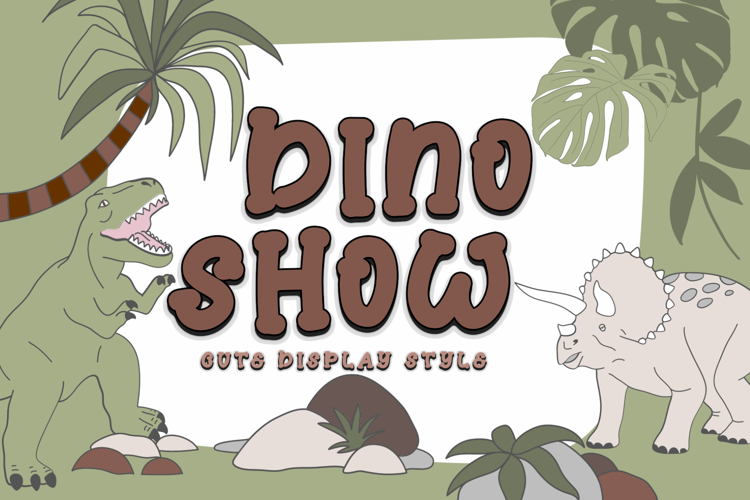 Dino Show Font