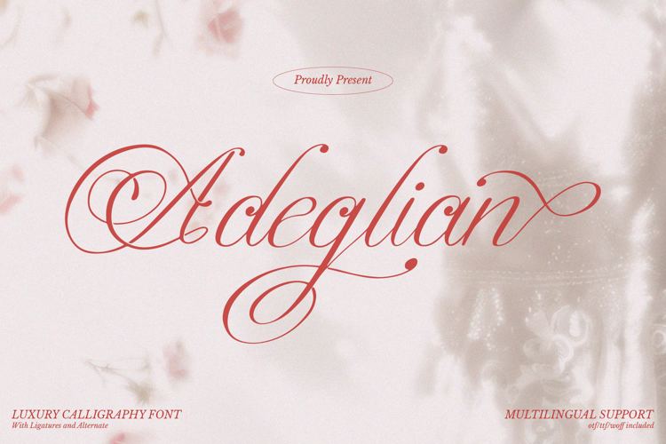 Adeglian Font