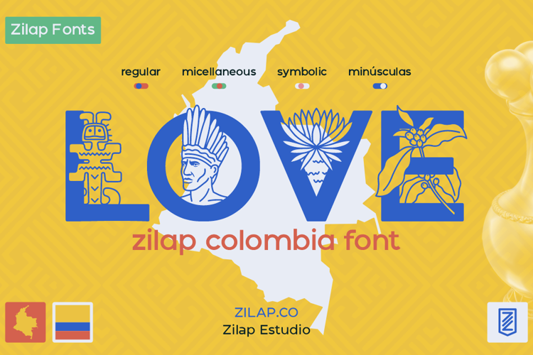 Zilap Colombia Font