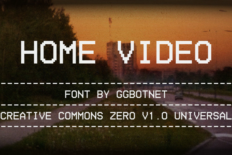 Home Video Font