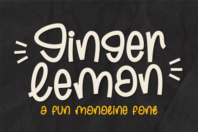 Ginger Lemon Font
