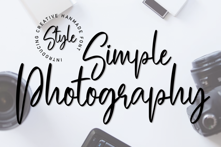 Simple Photography Font