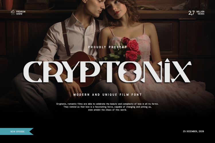 Cryptonix Font