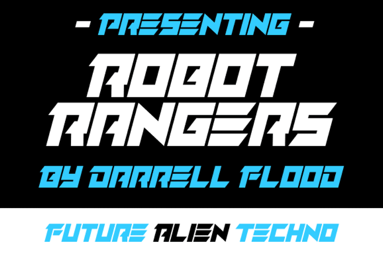 Robot Rangers Font