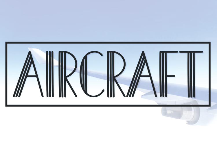 Aircraft Font