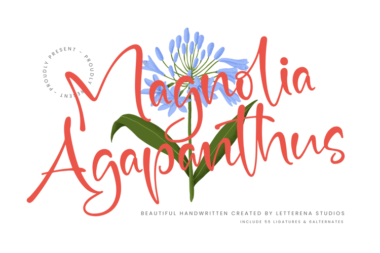 Magnolia Agapanthus VERSIO Font