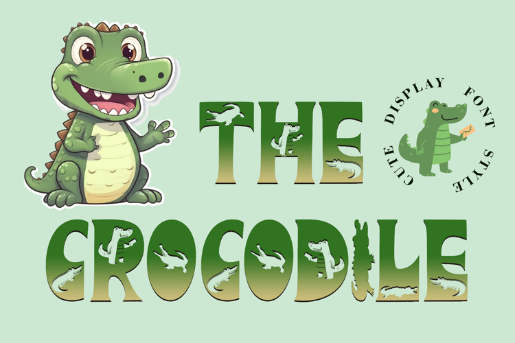 The Crocodile Font