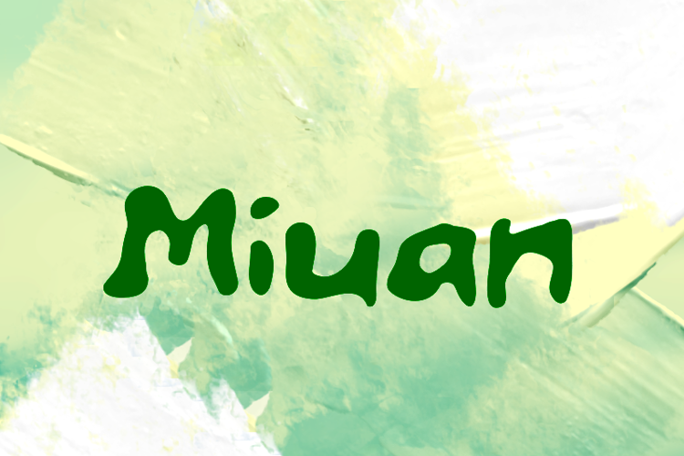 M Miuan Font