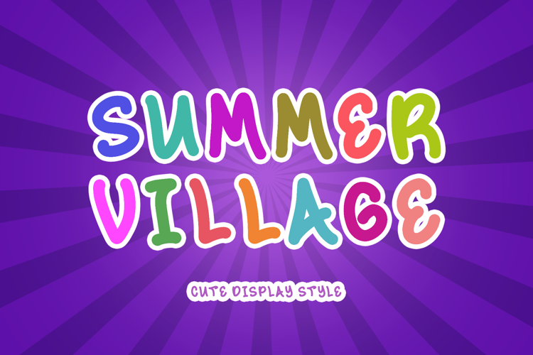 Summer Village Font