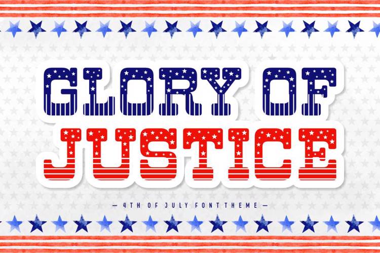 Glory of Justice Font
