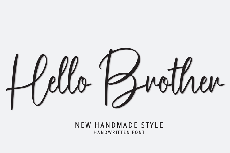 Hello Brother Font