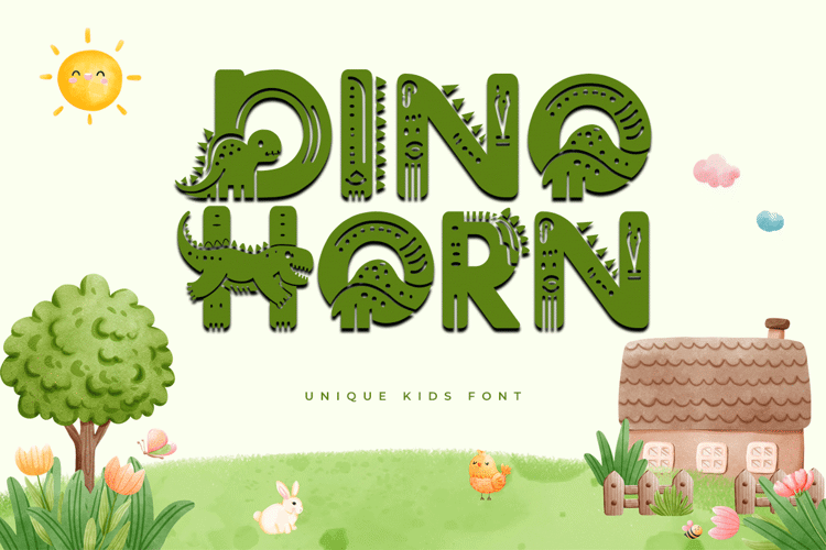 Dino Horn Font