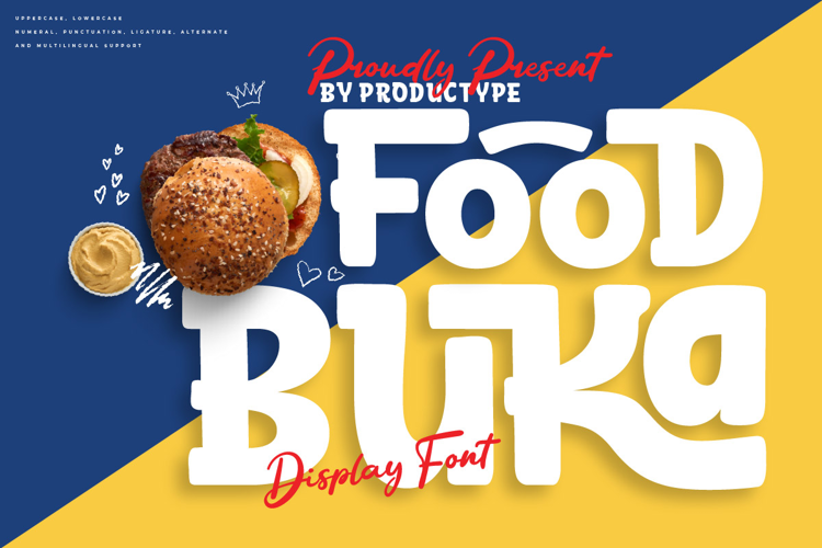 Food Buka Personal Font