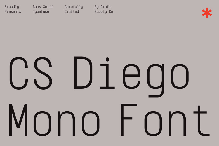 CS Diego Mono Font