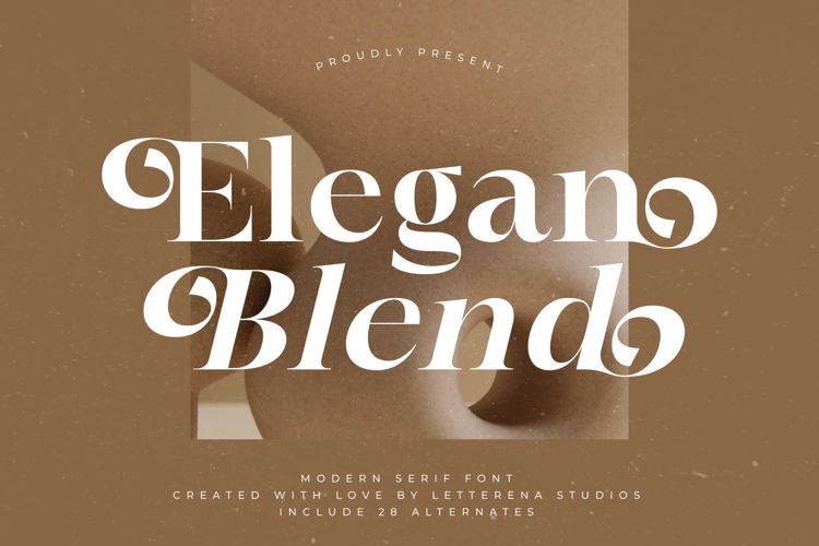 Elegan Blend VERSION Font