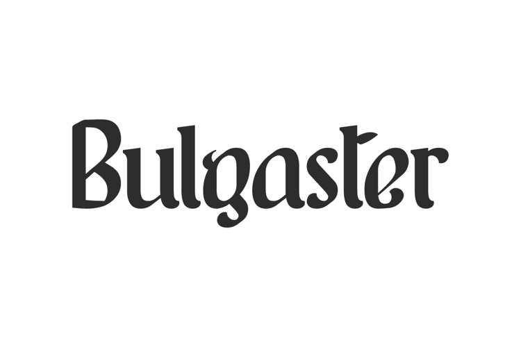 Bulgaster Font