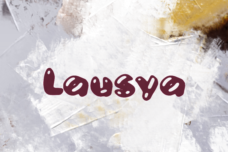 L Lausya Font