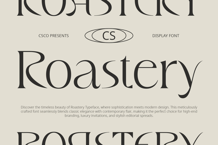 CS Roastery Font