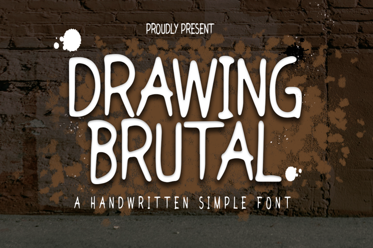 Drawing Brutal Font