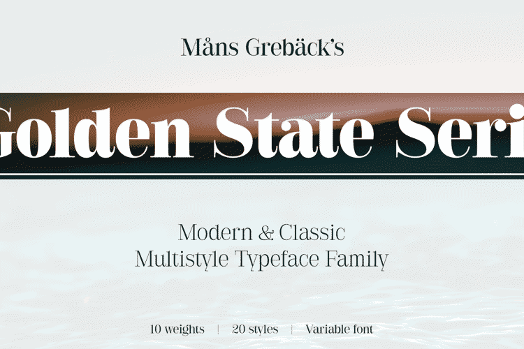 Golden State Serif Font