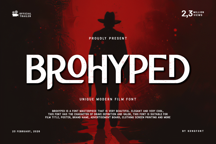 Brohyped Font