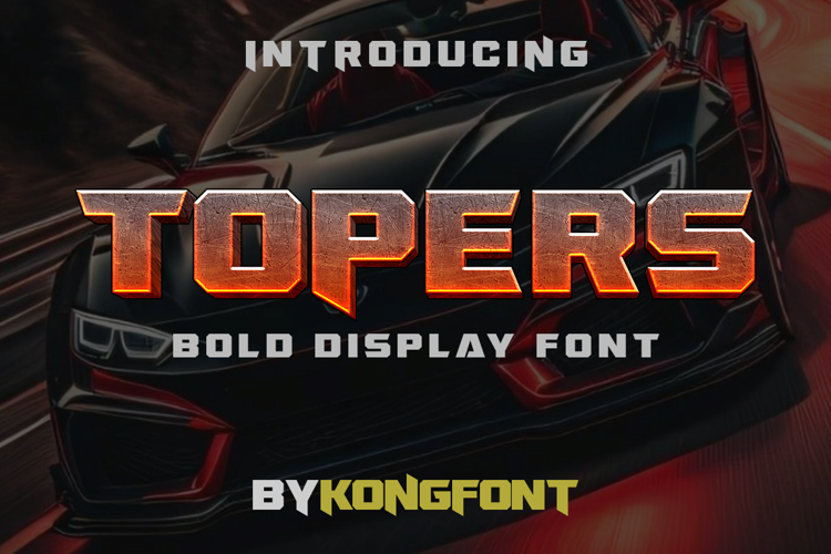 Topers ONLY ! Font